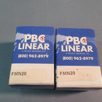PBC Linear Bearing FMN20 20MM Lot of Two