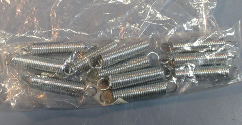 Lot 11 Extension Springs 9/16" OD & 2-1/8" Spring 3" Total Lgth Closed Loop NWOB