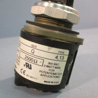 Allen-Bradley 800T-U19 Potentiometer Series Q 30mm 2500-Ohms 2 Watt Max 300VAC
