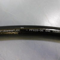 Piranhaflex  PF62806 SAE 100RB 3/8" w/PFR06 Hydraulic Hose NEW 7 FT LENGTH