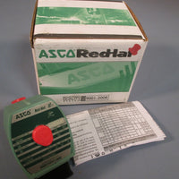ASCO RED HAT II 1/8 PIPE SOLENOID VALVE SERIAL #T728292 OPSF826H002
