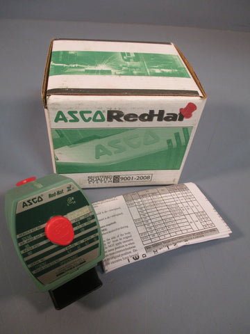 ASCO RED HAT II 1/8 PIPE SOLENOID VALVE SERIAL #T728292 OPSF826H002