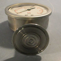 TelTru M011980 0007 Commercial Pressure Gauge 0100 PSI 07 bar