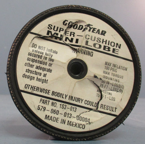 GoodYear 1S3013 SuperCushion Mini Lobe Air Spring Max Inflation 100 PSIG