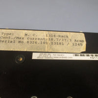 M.C. DRIVE 1318RACK SERIAL# 8326.101.13181/1245