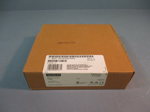 Siemens Terminal Module 6ES7 193-4CA40-0AA0 Factory Sealed