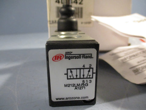 ARO/Ingersoll Rand M212LM-R-G Manual Air Control Valve, Black Lever/Manual A1271
