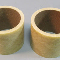 Lot 2 Fiberglass Bushing / Sleeve 2" ID, 27/16" OD, 2" Long
