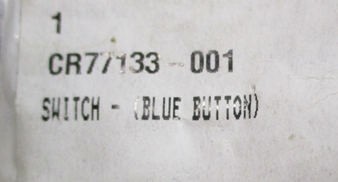 (Lot of 2) Crown Equipment 77133001 Blue Button Switch CR77133001