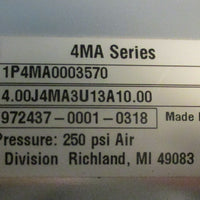 Parker Hannifin 4.00J4MA3U13A10.00 Pneumatic Air Cylinder 4" Bore 10" Stroke