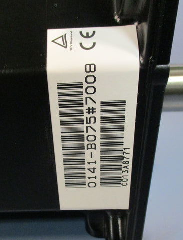 Fanuc A06B0141B075#7008 AC Servo Motor aC12/2000 1.0 kW, 257 Volt Motor