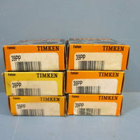 Timken 39PP Deep Groove Radial Ball Bearing Lot of 6