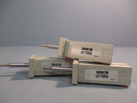 Lot of (3) Nason LS112434 Pnuematic Cylinder