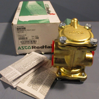 ASCO Solenoid Valve 24VDC 120VAC 1/2"NPT 10125/150psi 8316G064