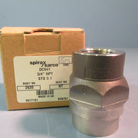 SPIRAX SARCO CHECK VALVE 3/4" NPT STD 3.1 DCV41