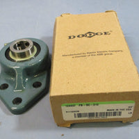 Dodge FBSC012 3 Bolt Flange Block Bearing 3/4" Bore 124437