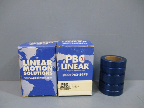 PBC Linear FM20 Linear Bearing New Lot of 2