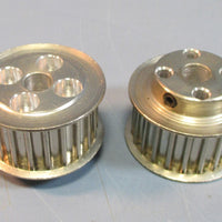 Lot 2 Dillin Engineering 035791 Flanged Timing Pulley 4 Mount Hole 22 Teeth NWOB