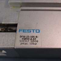 Festo DFM25100BYSRWAKF Pnuematic Guided Drive/Cylinder pmax. 10bar 532317