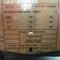 Baldor Reliance VECP3581 Severe Duty XEX Motor 1HP 1770RPM 5/8" Shaft Dia