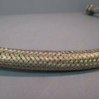 Stainless Steel Flexible Metal Hose 9/16"Stem 31"Lg FNPTxMale Stem Braided NEW