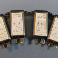 Lot of 4 Schaffner Various FN328xx Power Entry Module PEM Plug EMI Filter NWOB