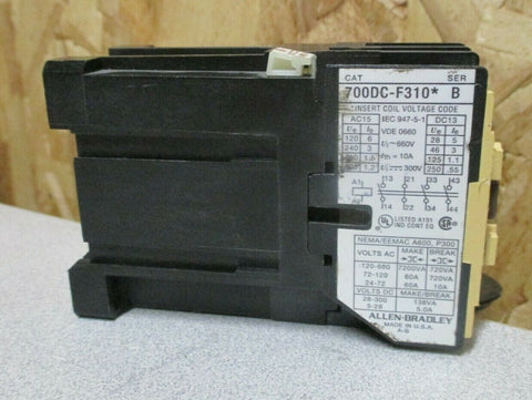 Allen Bradley Control Relay Series B 700DCF310Z24