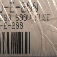 Eaton Bussman KGJ-E-200 Fast Acting Capacitor Fuse 200A 600 VAC