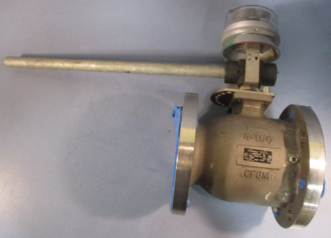 Worcester Controls Flowserve 4150 CF8M Ball Valve 5166PZ150 StoneL QN33C02SRA