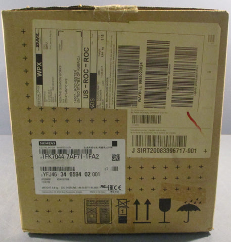 Siemens 1FK7044-7AF71-1FA2 Servo Motor Inverter Duty Factory Sealed