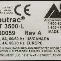 Arizona Instrument Computrac Vapor Pro Moisture Analyzer CT 3500L Rev A NOS