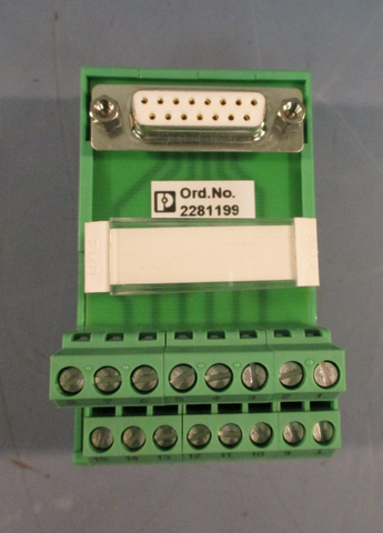 PHOENIX CONTACT 2281199 FLKM-D15 SUB/B POWER TERMINAL BLOCK