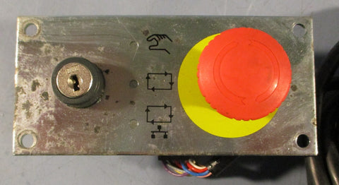 Staubli D831 713 00 ind B Work Mode Button Station w/ D231 712 00 RSI-WMS Cable