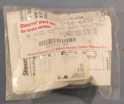Genuine Stearns 566645933 Brake Coil Kit 5666459 50/60Hz 460V