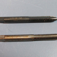 Lot of 2, 1/428 NF Taps One TWR 2 Flute & One Regal 4 Flute Used