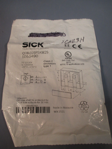 Sick 1055490 Sensor Relay IQ0802BPSKW2S