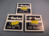 Lot of (3) Parker 1QTR16 JM Split Clipper Oil Seal, Rubber