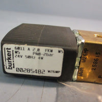 BURKERT 00285482 Solenoid Valve, 24V 50Hz 4W