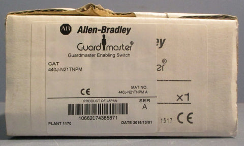 Allen Bradley 440J-N21TNPM Ser A Guardmaster Enabling Switch 250V