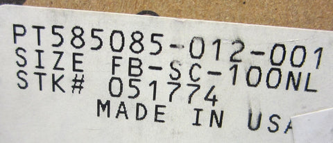 Dodge Flange Block Bearing Model FB-SC-100NL P/N 051774 1" Bore NIB