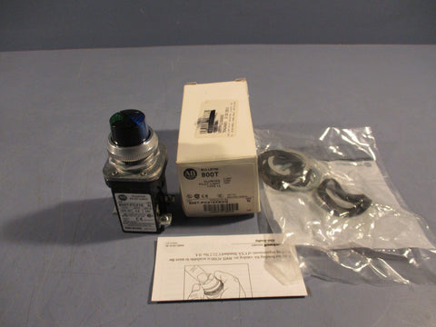 AllenBradley Cluster Pilot Light Blue/Green 2 Unit 120V Series N 800TPC216XBXG