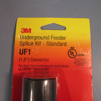 3M Underground Feeder 1 Splice Kit w/ 1.8" Connector UF1