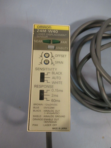 Omron Laser Laser Displacement Sensor Z4M-W40