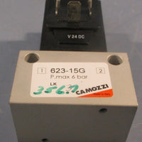 Camozzi 62315G Directacting Solenoid Valve 6 bar Max A63 24 VDC 10 W