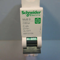 Schneider Electric M9F22104 Miniature Circuit Breaker Multi9 C60SP C 4A 277V~