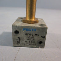 Festo Solenoid Valve MFH3M5 4450 08 Bar, 0120psi