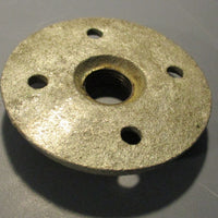 Steel City FP-401 Flange Plate 1/2 inch Threaded Zinc plated lot of 7