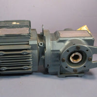 Sew Eurodrive DRS71S4 0.5 HP Motor 1700 RPM w/ SA37/TDRS71S4 Reducer 19.89:1