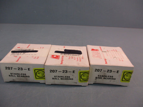 Lot of (3) EDT 20723E Insert Ball Bearings 17/16" Stainless Steel w/Collar