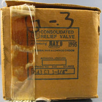 Dresser Consolidated 1543G3 Relief Valve 11/4" 1543 G3 44psi .200" Lift NOS